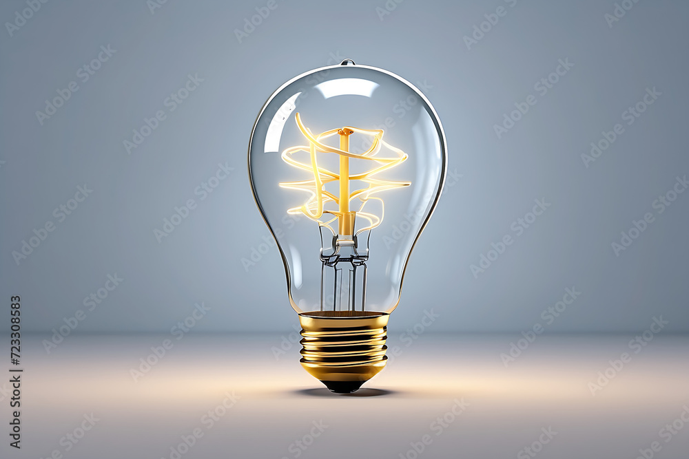 On and off toggle switch button with idea light bulb icon, creative and idea sign, solution, thinking. Sign of innovation and success On and off toggle switch button with idea light bulb icon, creative and idea sign, solution, thinking. Sign of innovation and success