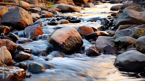 Creek over rocks