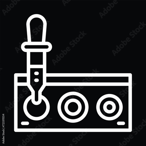 Vector icon for dj remote