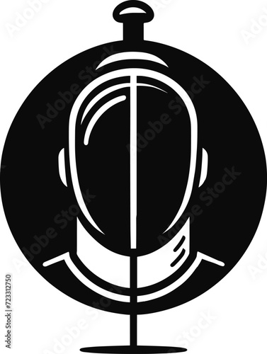 Elegant Fencing Timer Vector Icon