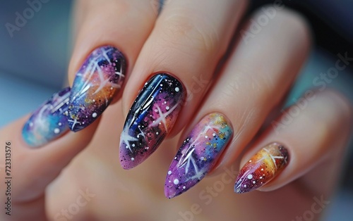 Dynamic Universe Nails Showing All Fingers