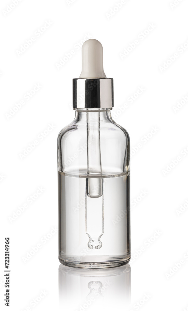 Essential serum Oil in cosmetic bottles with dropper Essential serum Oil in cosmetic bottles with dropper