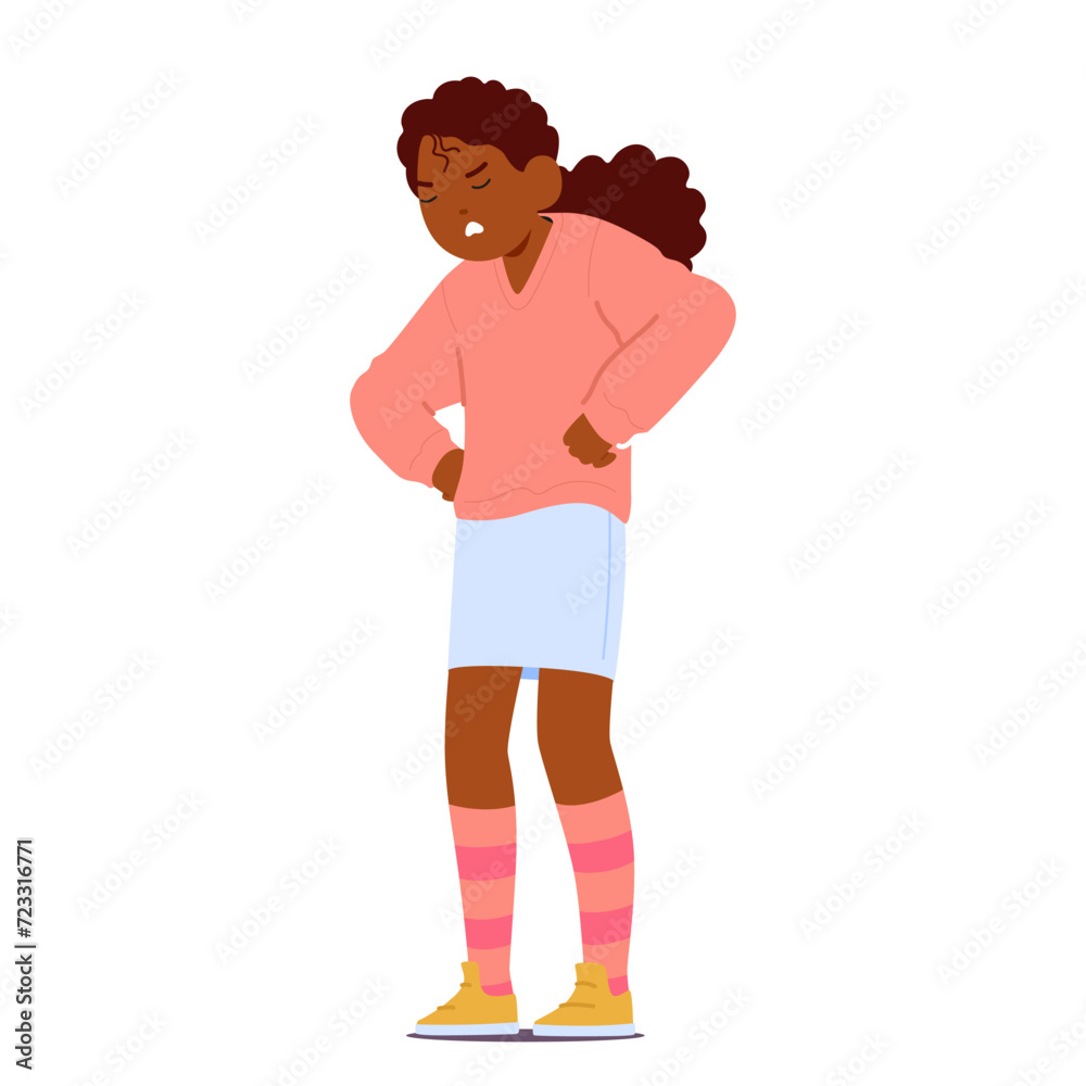 Fuming Face, Arms Akimbo, And Fiery Eyes Betray The Anger Of Offended Child Character, Wounded By Perceived Injustices Fuming Face, Arms Akimbo, And Fiery Eyes Betray The Anger Of Offended Child Character, Wounded By Perceived Injustices
