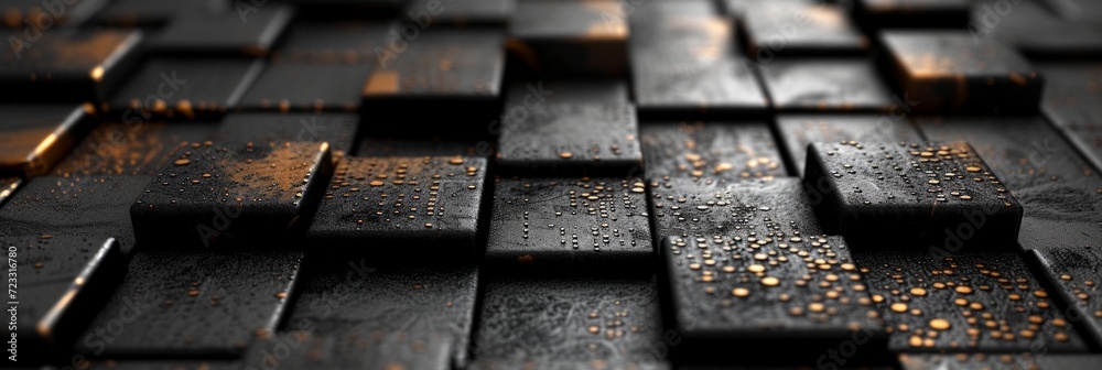 Abstract dark metal 3D background Abstract dark metal 3D background