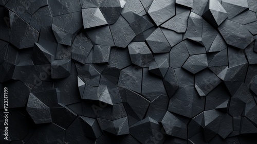 Abstract dark metal 3D background