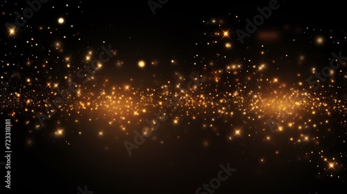 Glowing particles background