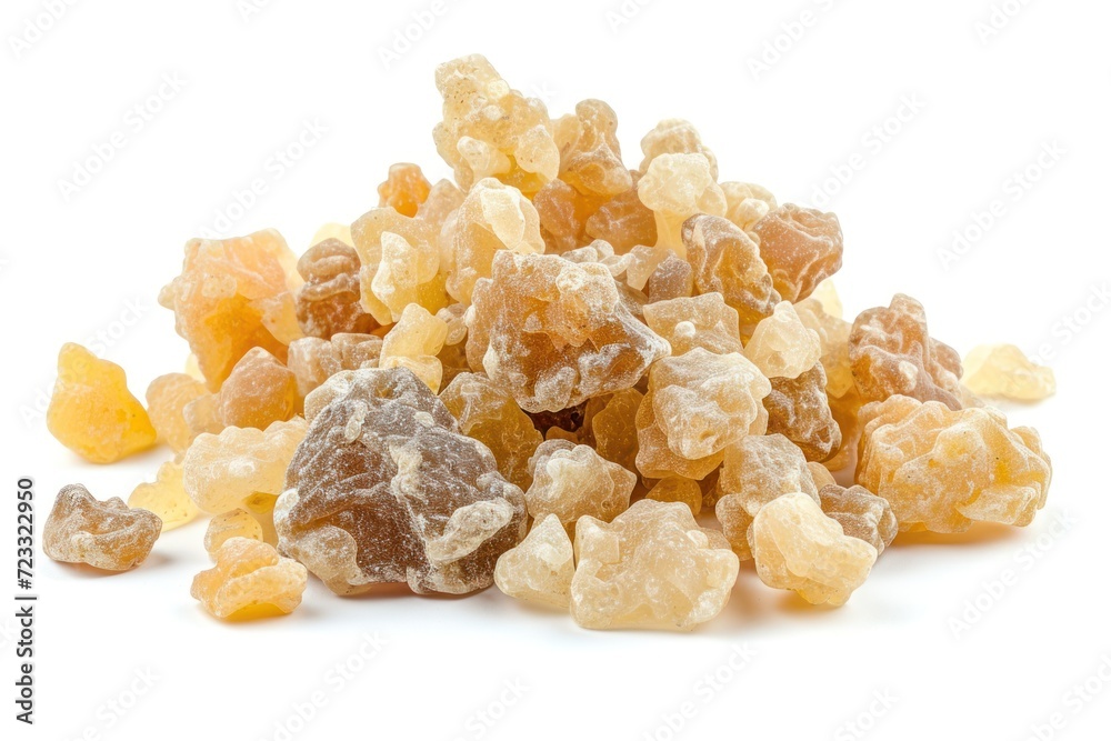 Frankincense on a white background Frankincense on a white background