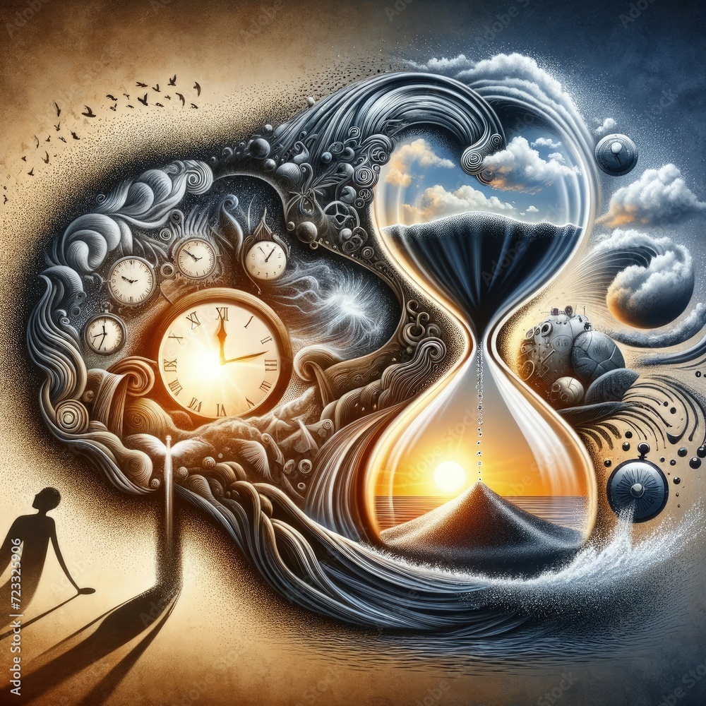 Chronos' Whisper: The Dance of Time and Nature Chronos' Whisper: The Dance of Time and Nature