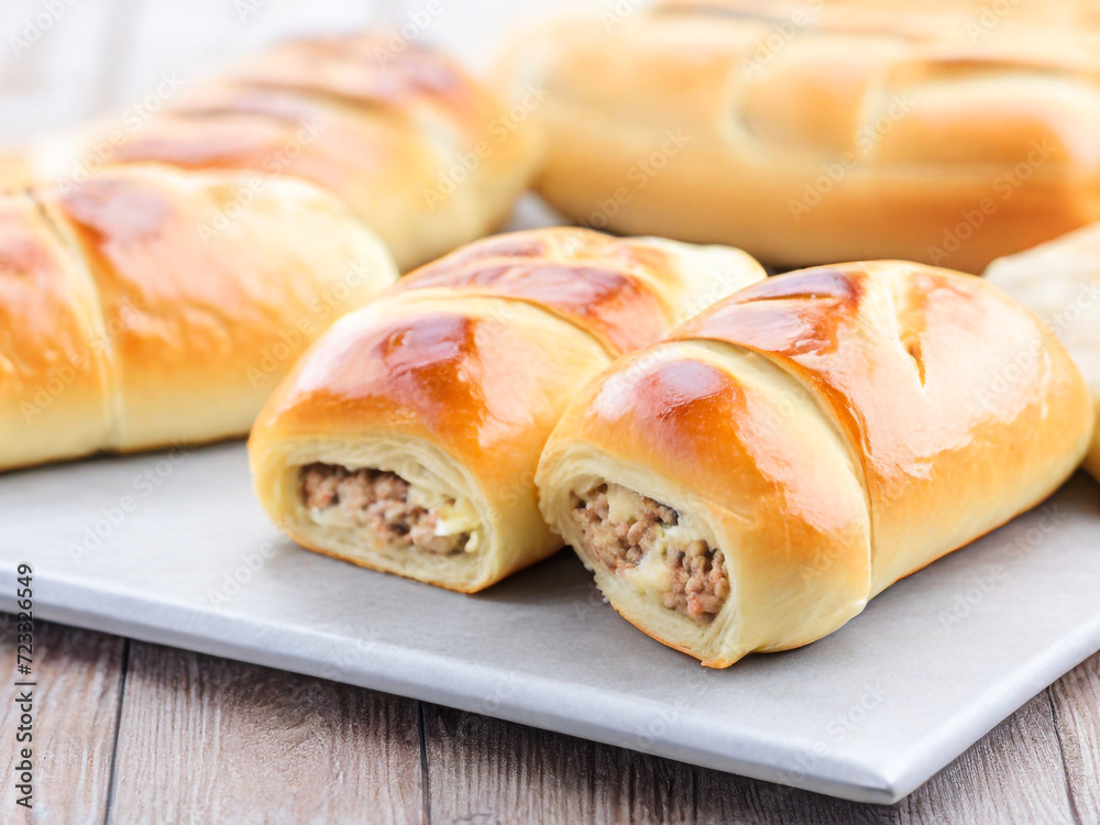 Sausages in the dough photos Sausages in the dough photos
