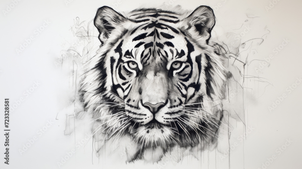 Tiger drawing Tiger drawing