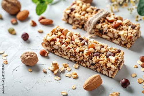 Nutritious energy bars packed with nuts