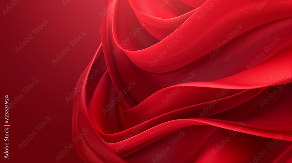 Obraz premium red satin background