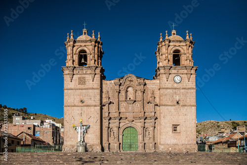 Barokowa katedra w Puno (Peru) photo