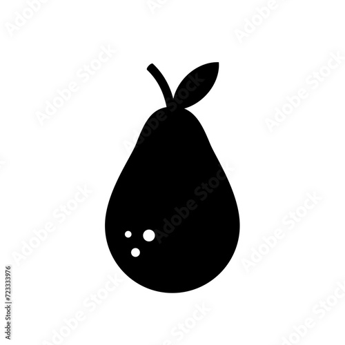  Pear - vector icon