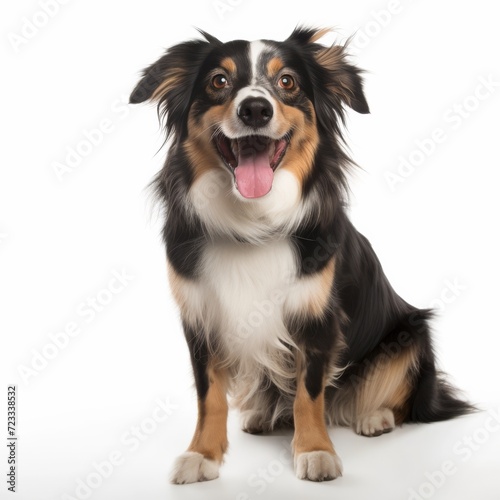 australian shephard sitting