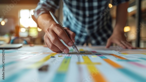 Using the Chart Scheduling Interface, a Project Manager can check the company...