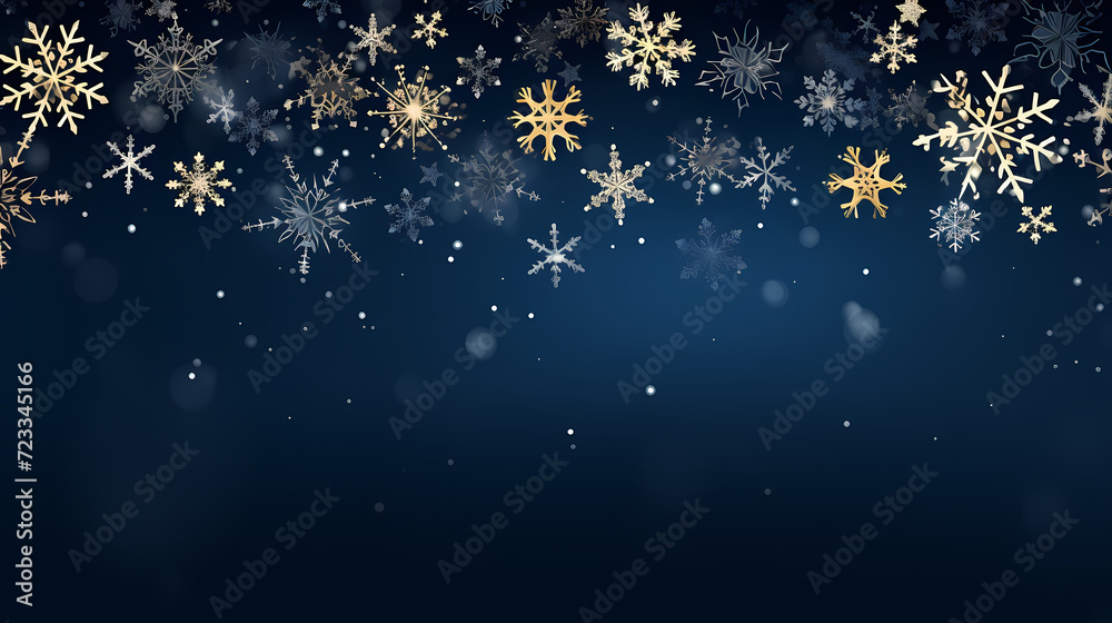 Featuring stunning soft bokeh lights and shiny elements. Abstract festive and new year background