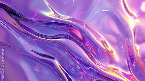 A close up of a purple and yellow liquid