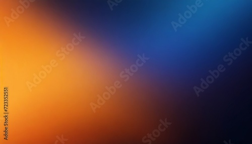 orange and blue wavy gradient mesh background template copy space vibrant light on dark background smooth color gradation backdrop for poster banner presentation cover or brochure