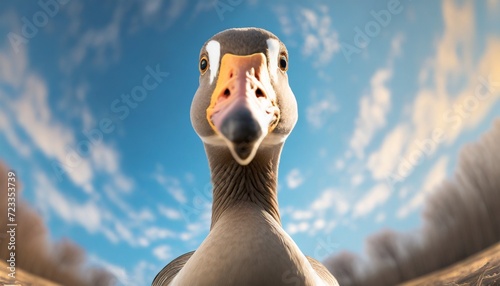 close up of goose head © Slainie
