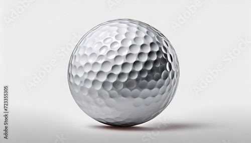 close up of a golf ball cut out of the background