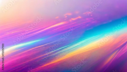 holographic liquid abstract iridescent background © Slainie