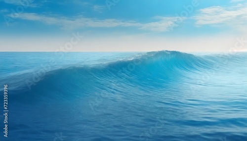 water wave blue texture ocean pattern © Slainie