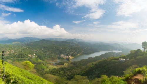 beautiful view of kandy in sri lanka