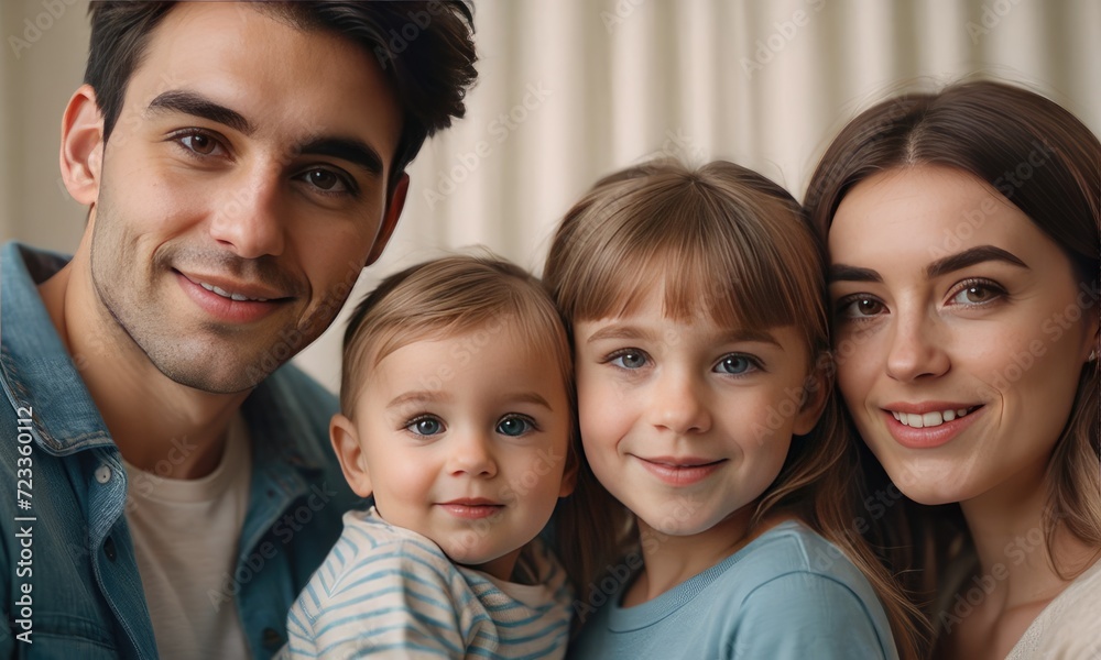 Family Harmony: A Married Couple Embraces Pure Joy with Their Adorable Children Family Harmony: A Married Couple Embraces Pure Joy with Their Adorable Children