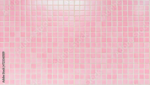pink tile wall chequered background bathroom floor texture ceramic wall and floor tiles mosaic background in bathroom and kitchen clean pool design pattern geometric with grid wallpaper decoration photo