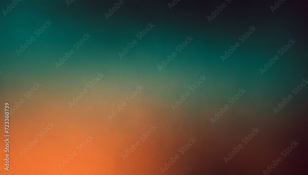 teal orange black color gradient background grainy texture effect poster banner landing page backdrop design