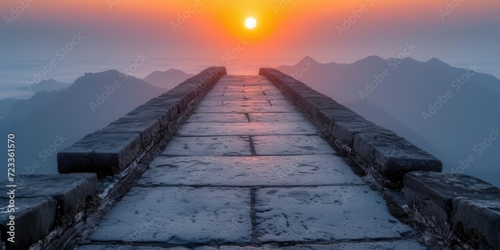 Naklejka premium The Great Wall shot