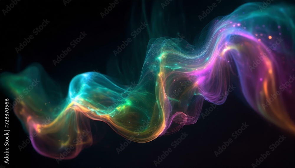 Fototapeta premium textura de ondas mentais coloridas