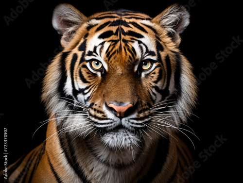 a close up of a tiger © Gheorghe