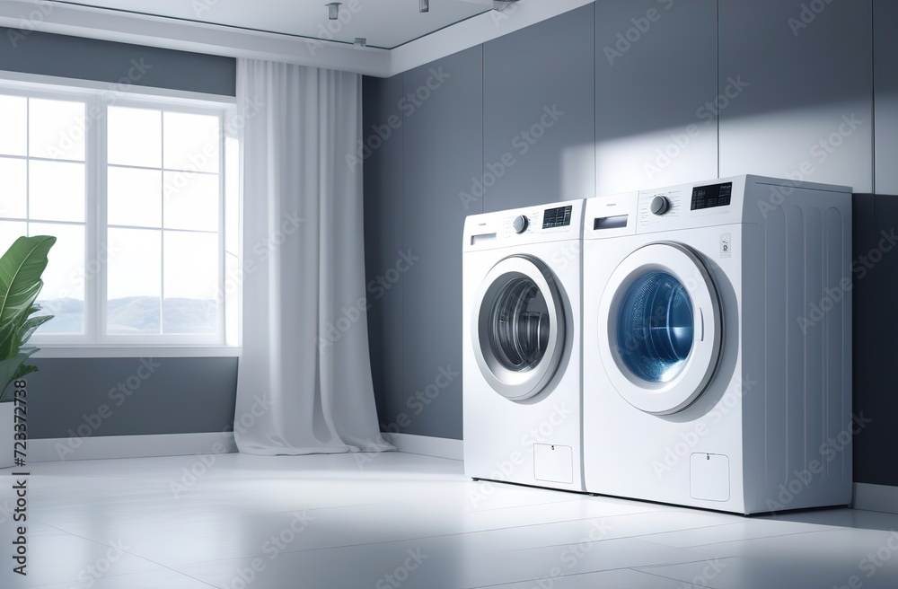 modern futuristic washing machine technology