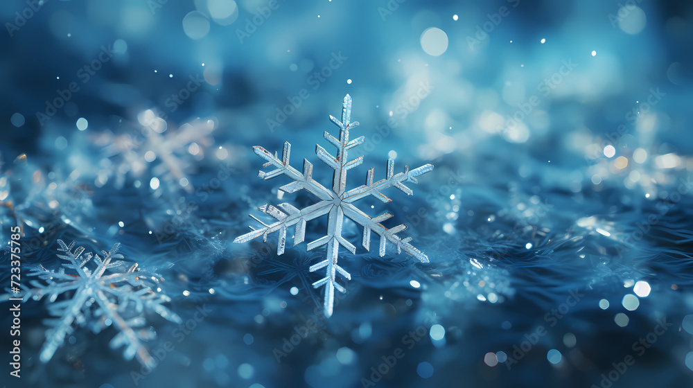 Snowflake background, snowflake border, winter holiday background, soft colors and dreamy atmosphere Snowflake background, snowflake border, winter holiday background, soft colors and dreamy atmosphere