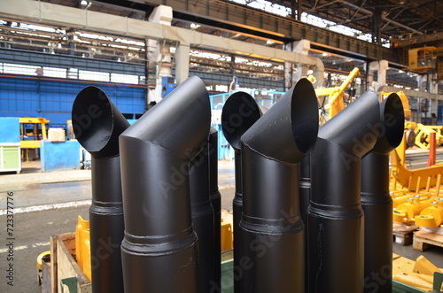 Obraz na plátně Spare parts for assembly on the production line