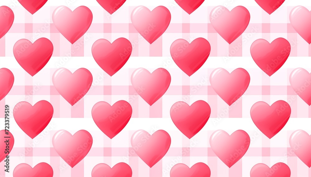 seamless pattern with hearts