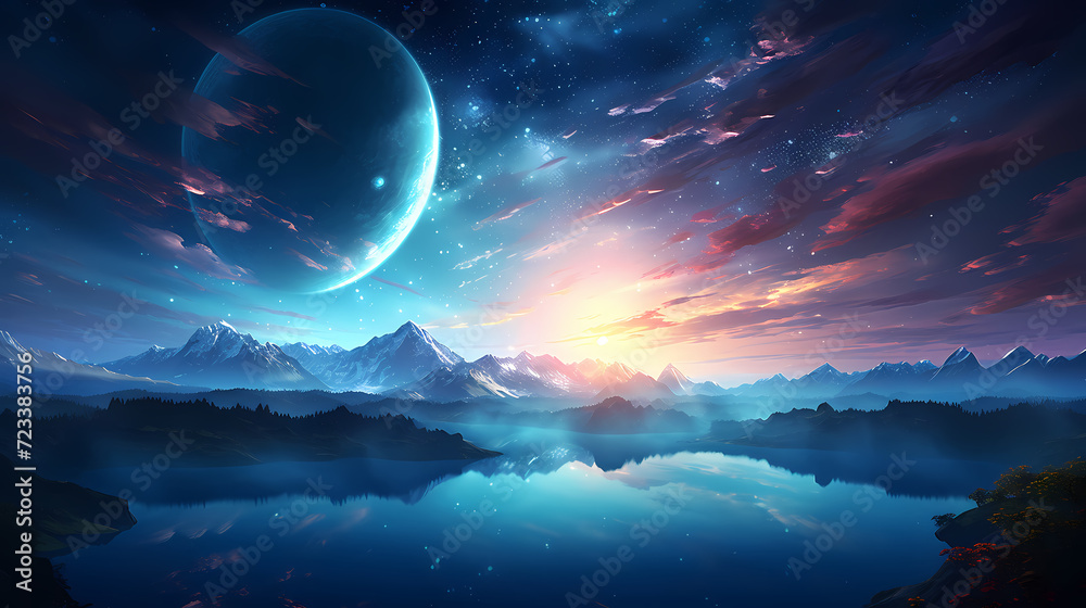 Admire our beautiful Earth from the vastness of space Admire our beautiful Earth from the vastness of space