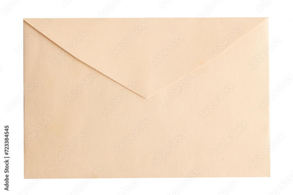 Craft envelope on a blank background. Craft envelope on a blank background.