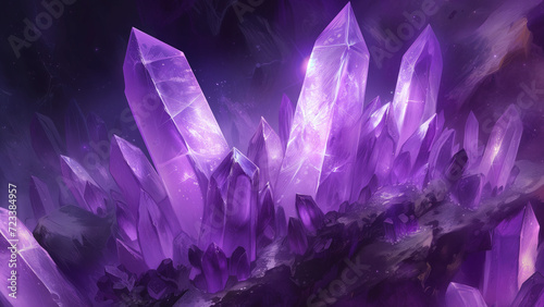 Purple Majesty: The Alluring Amethyst Gemstone photo