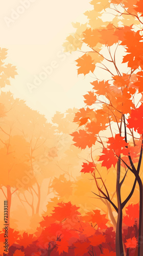 autumn trees background