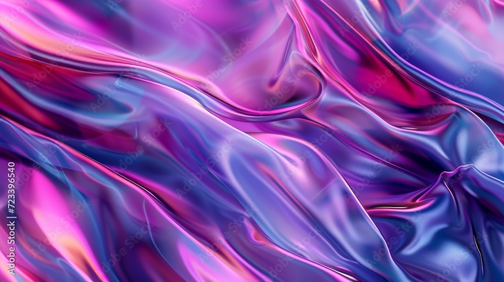 A vibrant fusion of lilac and violet hues swirl together in an abstract fractal art piece, bringing colorfulness and artistic expression to a simple fabric A vibrant fusion of lilac and violet hues swirl together in an abstract fractal art piece, bringing colorfulness and artistic expression to a simple fabric