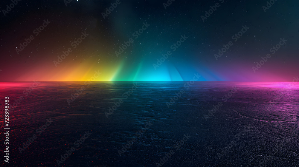 rainbow over the sea