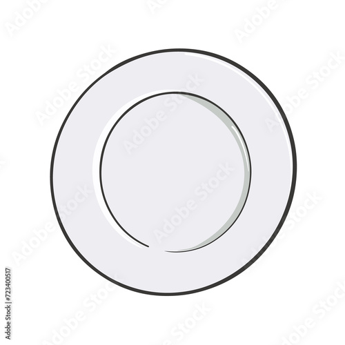 Plate top view
