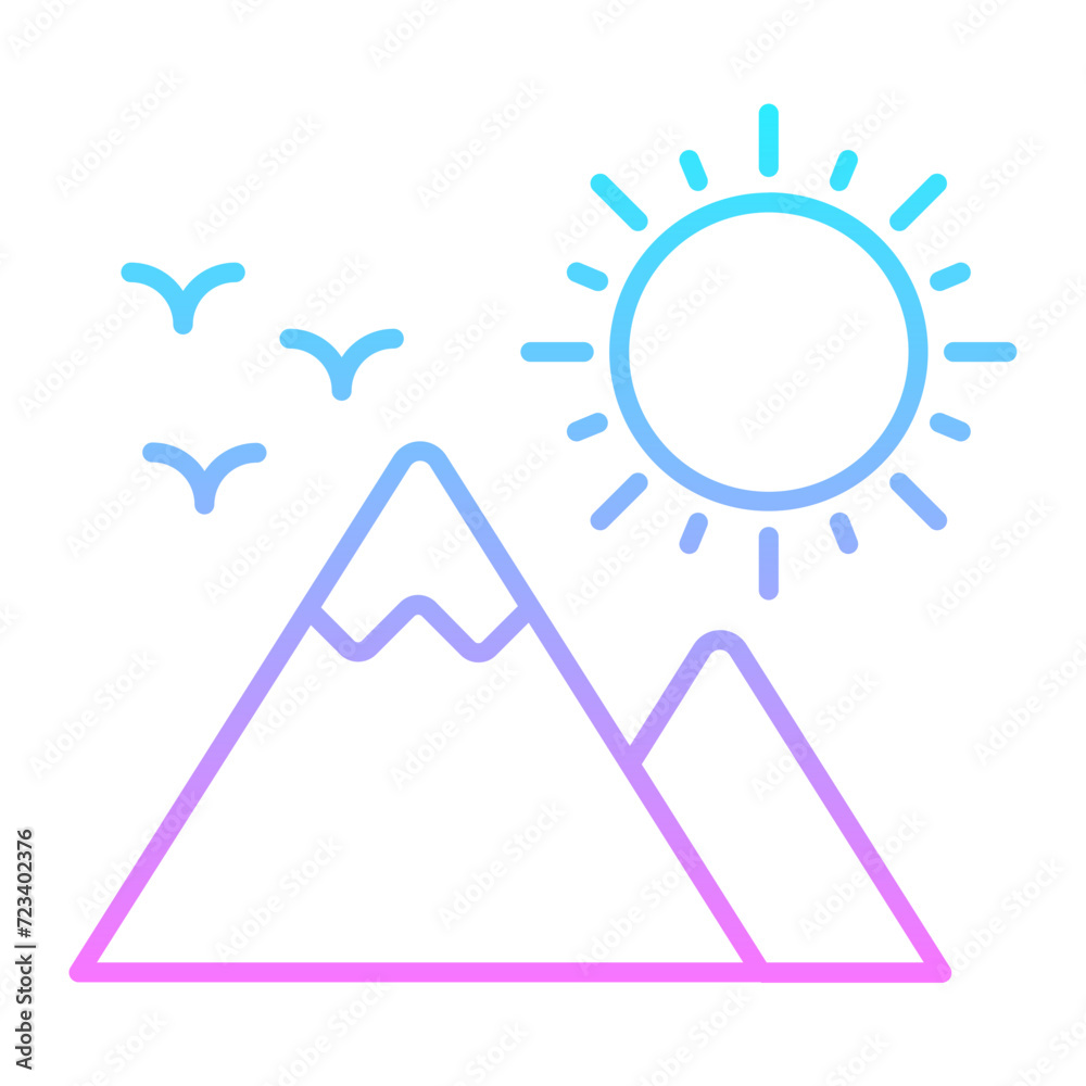 Mountains Icon Mountains Icon