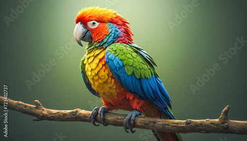 colorful parrot