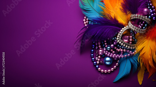 carnival mask on black © MDQDigital