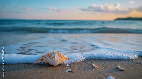 sea shell on the beach