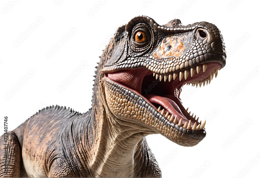portrait of a dinosaur isolated against transparent background portrait of a dinosaur isolated against transparent background